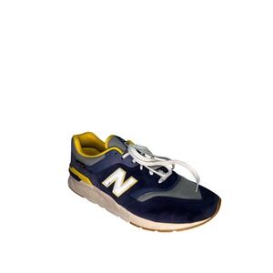 SINGLE RIGHT SHOE ONLY New Balance 997H Mens Navy Yellow Cordura Sneaker Size 12